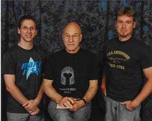 Sir Patrick with Tim April and Daniel Kitchen 05-2012